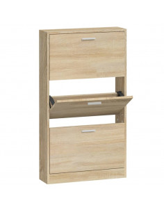 Scarpiera Rovere 59x17x108 cm in Legno Multistrato 2