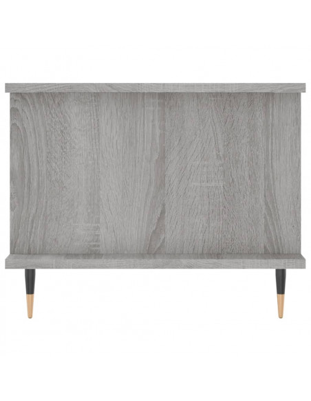 Tavolino da Salotto Grigio Sonoma 90x50x40 cm Legno Multistrato