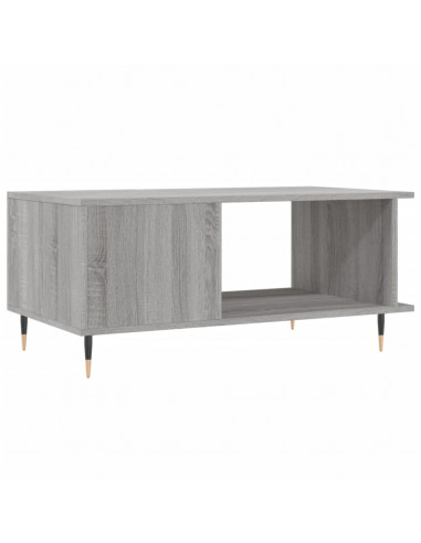 Tavolino da Salotto Grigio Sonoma 90x50x40 cm Legno Multistrato