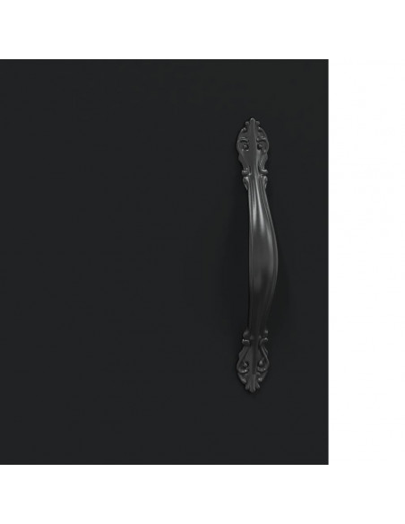 Tavolino da Salotto Nero 90x50x40 cm in Legno Multistrato
