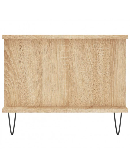 Tavolino da Salotto Rovere Sonoma 90x50x40 cm Legno Multistrato