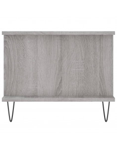 Tavolino da Salotto Grigio Sonoma 90x50x40 cm Legno Multistrato 2