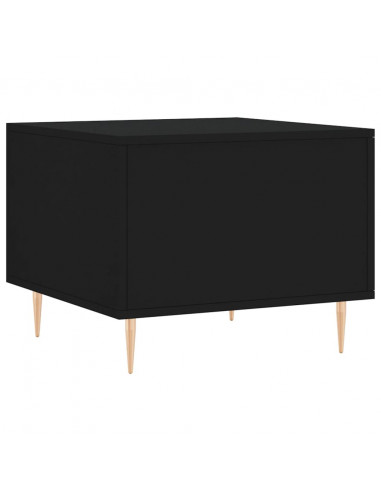 Tavolino da Salotto Nero 50x50x40 cm in Legno Multistrato