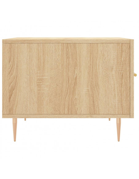 Tavolino da Salotto Rovere Sonoma 50x50x40 cm Legno Multistrato