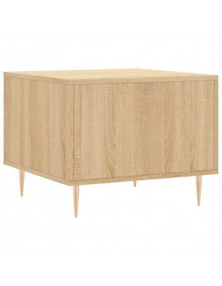 Tavolino da Salotto Rovere Sonoma 50x50x40 cm Legno Multistrato