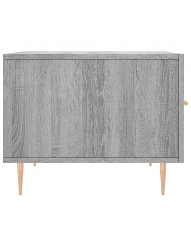 Tavolino da Salotto Grigio Sonoma 50x50x40 cm Legno Multistrato