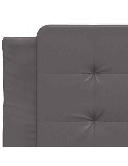 Giroletto con Testiera Crema 80x200 cm in Similpelle