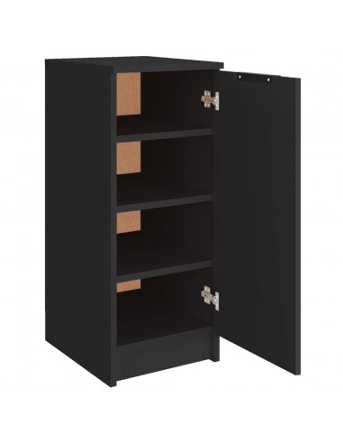 Scarpiera Nera 30x35x70 cm in Legno Multistrato