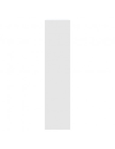 Scarpiera Bianca 63x24x103 cm in Legno Multistrato