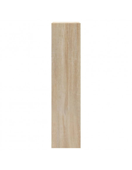 Scarpiera Rovere Sonoma 63x24x103 cm in Legno Multistrato