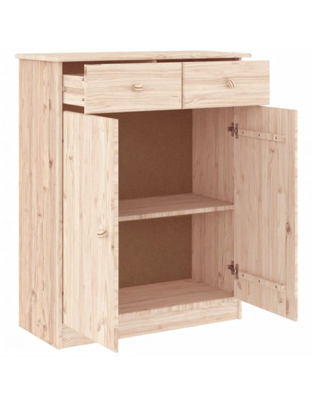 Scarpiera ALTA 77x35x96 cm in Legno Massello di Pino