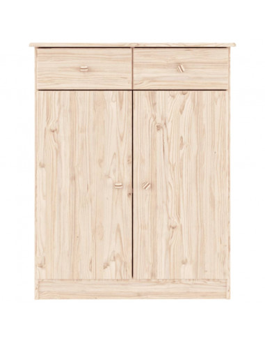 Scarpiera ALTA 77x35x96 cm in Legno Massello di Pino