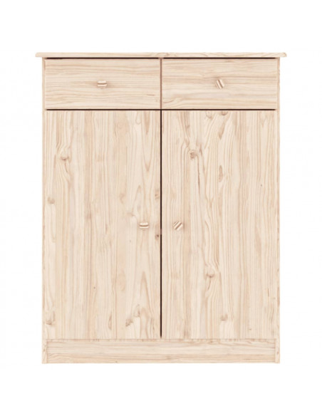 Scarpiera ALTA 77x35x96 cm in Legno Massello di Pino