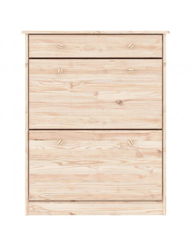 Scarpiera ALTA 77x35x96 cm in Legno Massello di Pino