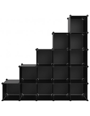 Organizzatore Portaoggetti con 15 Cubi Trasparenti in PP