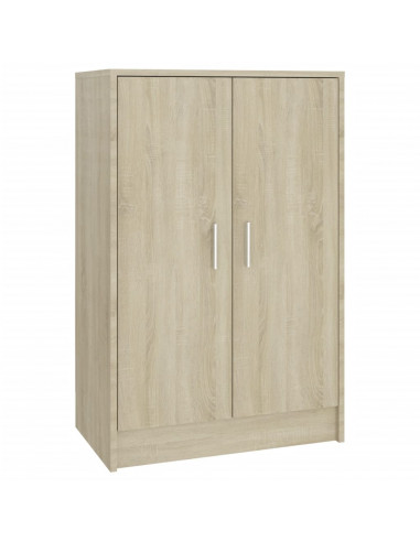 Scarpiera Rovere Sonoma 60x35x92 cm in Truciolato