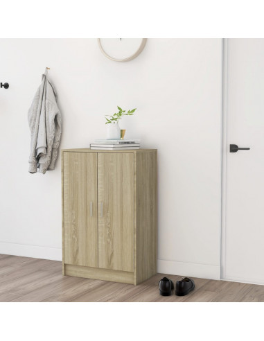 Scarpiera Rovere Sonoma 60x35x92 cm in Truciolato