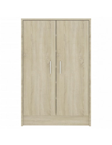 Scarpiera Rovere Sonoma 60x35x92 cm in Truciolato