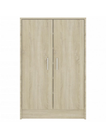 Scarpiera Rovere Sonoma 60x35x92 cm in Truciolato