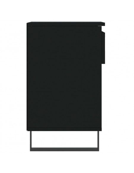 Scarpiera Nera 102x36x60 cm in Legno Multistrato