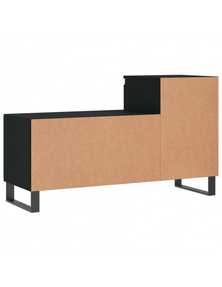 Scarpiera Nera 102x36x60 cm in Legno Multistrato