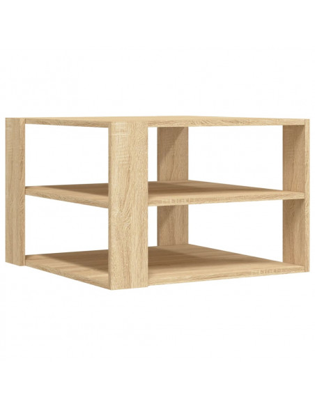 Tavolino Salotto Rovere Sonoma 59,5x59,5x40cm Legno Multistrato