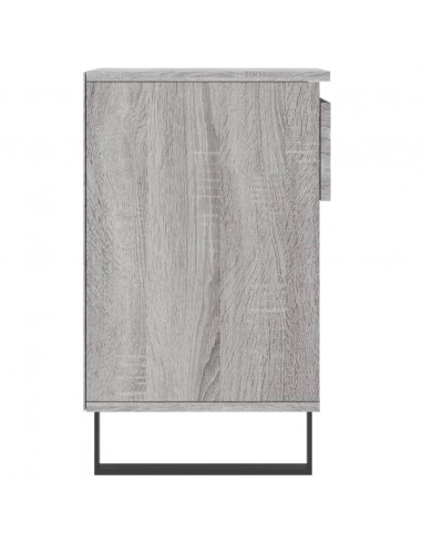 Scarpiera Grigio Sonoma 102x36x60 cm in Legno Multistrato