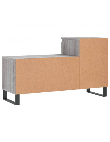 Scarpiera Grigio Sonoma 102x36x60 cm in Legno Multistrato