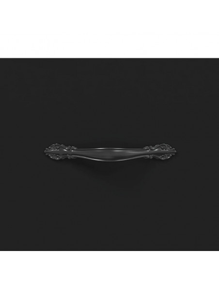 Tavolino da Salotto Nero 102x50x40 cm in Legno Multistrato