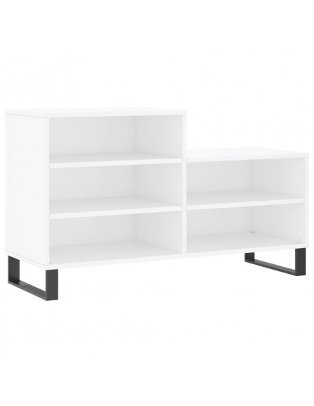 Scarpiera Bianca 102x36x60 cm in Legno Multistrato
