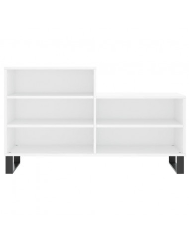 Scarpiera Bianca 102x36x60 cm in Legno Multistrato