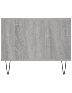 Tavolino da Salotto Grigio Sonoma 102x50x40cm Legno Multistrato 2