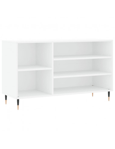 Scarpiera Bianca 102x36x60 cm in Legno Multistrato