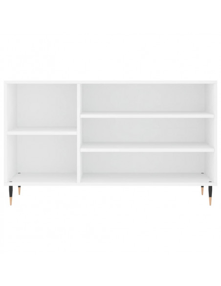 Scarpiera Bianca 102x36x60 cm in Legno Multistrato