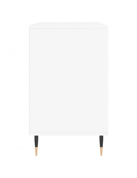 Scarpiera Bianca 102x36x60 cm in Legno Multistrato