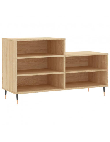 Scarpiera Rovere Sonoma 102x36x60 cm in Legno Multistrato