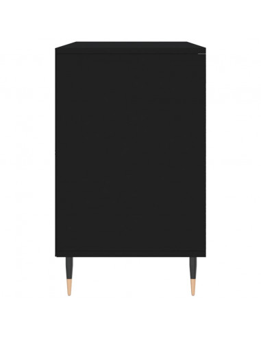 Scarpiera Nera 102x36x60 cm in Legno Multistrato