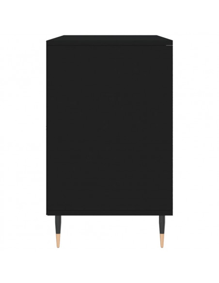 Scarpiera Nera 102x36x60 cm in Legno Multistrato