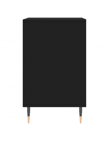 Scarpiera Nera 102x36x60 cm in Legno Multistrato
