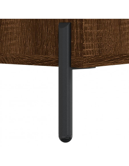 Tavolino da Salotto Rovere Marrone 50x50x40cm Legno Multistrato