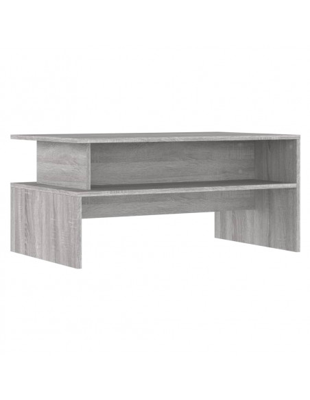 Tavolino Salotto Grigio Sonoma 90x55x42,5 cm Legno Multistrato