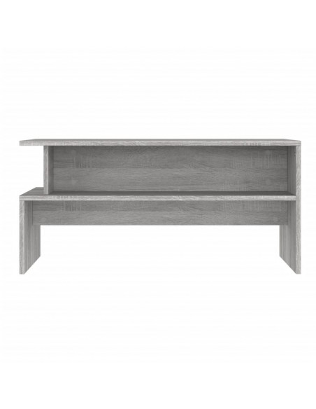 Tavolino Salotto Grigio Sonoma 90x55x42,5 cm Legno Multistrato