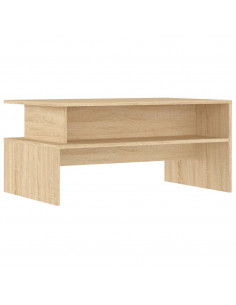 Tavolino Salotto Rovere Sonoma 90x55x42,5 cm Legno Multistrato 2