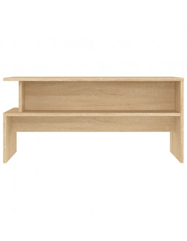 Tavolino Salotto Rovere Sonoma 90x55x42,5 cm Legno Multistrato