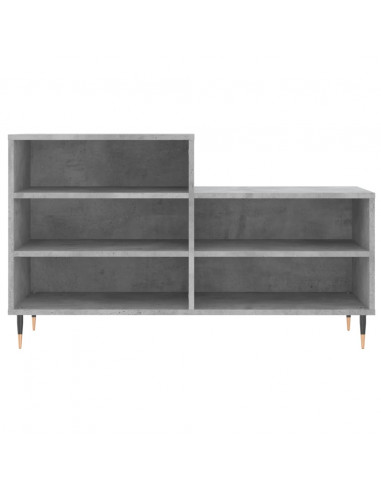 Scarpiera Grigio Cemento 102x36x60 cm in Legno Multistrato