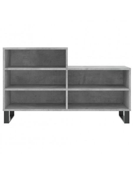 Scarpiera Grigio Cemento 102x36x60 cm in Legno Multistrato