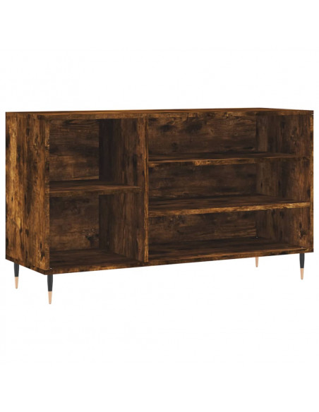 Scarpiera Rovere Fumo 102x36x60 cm in Legno Multistrato