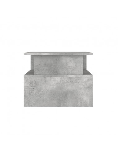 Tavolino Salotto Grigio Cemento 90x55x42,5 cm Legno Multistrato