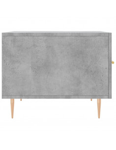 Tavolino Salotto Grigio Cemento 50x50x40 cm Legno Multistrato 2