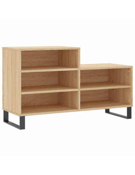 Scarpiera Rovere Sonoma 102x36x60 cm in Legno Multistrato